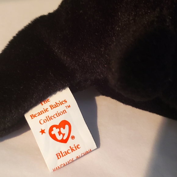 Ty Beanie Babies 1993 / 1994 Blackie Bear - Picture 4 of 5